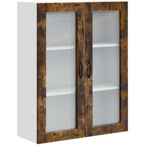 Kitchen Cabinet Smoked Oak 80 x 31 x 100 cm Engineered Wood vidaXL Kitchen Cabinet Smoked Oak 80 x 31 x 100 cm Engineered Wood vidaXL