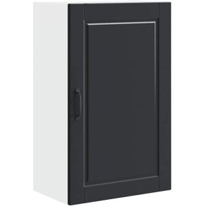 Kitchen Cabinet with Door Black 50 x 31 x 80 cm Engineered Wood vidaXL Kitchen Cabinet with Door Black 50 x 31 x 80 cm Engineered Wood vidaXL