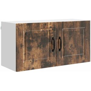 Kitchen Cabinet Smoked Oak 80 x 31 x 40 cm Engineered Wood vidaXL Kitchen Cabinet Smoked Oak 80 x 31 x 40 cm Engineered Wood vidaXL