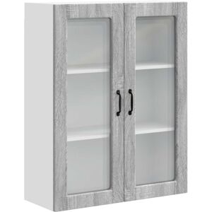 Kitchen Cabinet Grey Sonoma 80 x 31 x 100 cm Engineered Wood vidaXL Kitchen Cabinet Grey Sonoma 80 x 31 x 100 cm Engineered Wood vidaXL