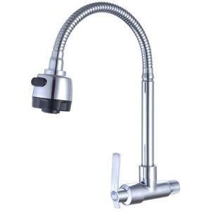 YMYNY Kitchen Faucet, Bathroom Sink Faucet, 360° Swivel Kitchen Sink Faucet, Wall Mounted Cold Water Only Kitchen Faucet MUMU YMYNY Kitchen Faucet, Bathroom Sink Faucet, 360° Swivel Kitchen Sink Faucet, Wall Mounted Cold Water Only Kitchen Faucet MUMU