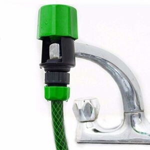 Muff - Kitchen Garden Watering Tap Hose Pipe Snap Connector Adaptor Tool (green) Muff - Kitchen Garden Watering Tap Hose Pipe Snap Connector Adaptor Tool (green)
