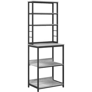 Kitchen Shelf Grey Sonoma 60 x 40 x 168 cm Engineered Wood vidaXL Kitchen Shelf Grey Sonoma 60 x 40 x 168 cm Engineered Wood vidaXL