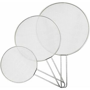 HÉLOISE Kitchen Splatter Screen Protector, 3 Pieces Splatter Cover Pan Grease Splatter Screen Splatter Cover for Kitchen Frying Pan 33cm 29cm 25cm HÉLOISE Kitchen Splatter Screen Protector, 3 Pieces Splatter Cover Pan Grease Splatter Screen Splatter Cover for Kitchen Frying Pan 33cm 29cm 25cm