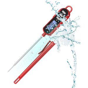 Linghhang - Kitchen Thermometer,Instant Read Kitchen Thermometer with Long Probe and lcd Display,IPX6 Waterproof for Cooking,Baking,Meat,Hot Linghhang - Kitchen Thermometer,Instant Read Kitchen Thermometer with Long Probe and lcd Display,IPX6 Waterproof for Cooking,Baking,Meat,Hot