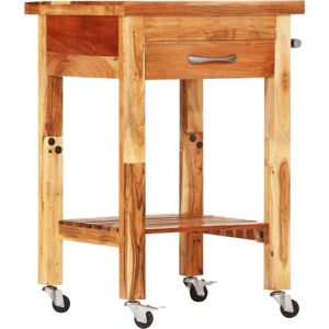 Kitchen Trolley 55x55x89 cm Solid Wood Acacia vidaXL Kitchen Trolley 55x55x89 cm Solid Wood Acacia vidaXL
