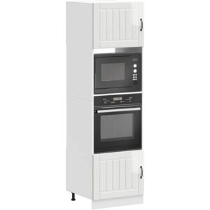 Vidaxl - Oven Cabinets 2 pcs Lucca Gloss White Engineered Wood Vidaxl - Oven Cabinets 2 pcs Lucca Gloss White Engineered Wood