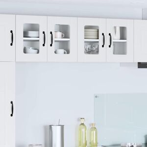 Kitchen Cabinet 2 pcs White 60 x 31 x 40 cm Engineered Wood vidaXL Kitchen Cabinet 2 pcs White 60 x 31 x 40 cm Engineered Wood vidaXL