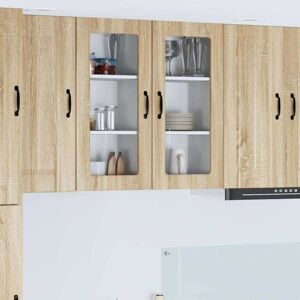 Kitchen Cabinet Sonoma Oak 40 x 31 x 80 cm Engineered Wood vidaXL Kitchen Cabinet Sonoma Oak 40 x 31 x 80 cm Engineered Wood vidaXL