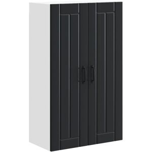 Kitchen Cabinet Black 60 x 31 x 100 cm Engineered Wood vidaXL Kitchen Cabinet Black 60 x 31 x 100 cm Engineered Wood vidaXL