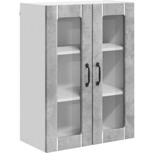 Kitchen Cabinet Concrete Grey 60 x 31 x 80 cm Engineered Wood vidaXL Kitchen Cabinet Concrete Grey 60 x 31 x 80 cm Engineered Wood vidaXL