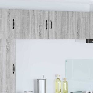 Kitchen Cabinet 2 pcs Grey Sonoma 50 x 31 x 40 cm vidaXL Kitchen Cabinet 2 pcs Grey Sonoma 50 x 31 x 40 cm vidaXL