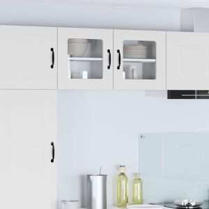 Kitchen Cabinet 2 pcs White 40 x 31 x 40 cm Engineered Wood vidaXL Kitchen Cabinet 2 pcs White 40 x 31 x 40 cm Engineered Wood vidaXL