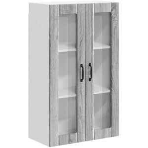 Kitchen Wall Cabinet Wall-mounted Grey Sonoma 60 x 31 x 100 cm vidaXL Kitchen Wall Cabinet Wall-mounted Grey Sonoma 60 x 31 x 100 cm vidaXL