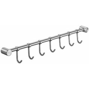 ONTWAY Kitchen Wall Rack Wall Mounted Kitchen Utensil Storage Rack with 7 Hooks, for Hanging Kitchen Utensils - Soup Spoon, Pot, Saucepan, Drainer, Glove, ONTWAY Kitchen Wall Rack Wall Mounted Kitchen Utensil Storage Rack with 7 Hooks, for Hanging Kitchen Utensils - Soup Spoon, Pot, Saucepan, Drainer, Glove,