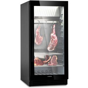 Klarstein Dry Ageing Refrigerator, Steak Maturing Cabinet, Glass Fridge for Dry Aged Meat, Single-Zone Mini Fridge Meat Locker, Glass Fronted Fridge Klarstein Dry Ageing Refrigerator, Steak Maturing Cabinet, Glass Fridge for Dry Aged Meat, Single-Zone Mini Fridge Meat Locker, Glass Fronted Fridge