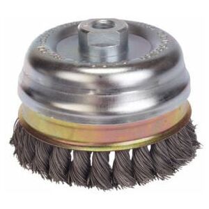 LESSMANN® Knot Cup Brush 65mm M10 x 1.25 x 0.50 Steel Wire LESSMANN® Knot Cup Brush 65mm M10 x 1.25 x 0.50 Steel Wire