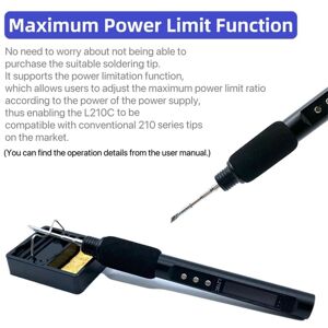 TLILY L210C pd 100W Portable Electric Soldering Iron 50-500°C TLILY L210C pd 100W Portable Electric Soldering Iron 50-500°C