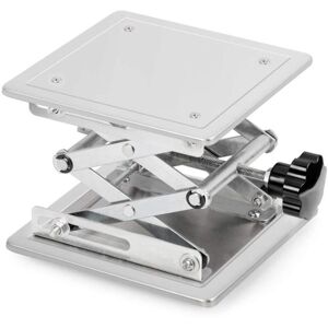 WOIYIC Laboratory Lift Table, Laboratory Platform Lifting Table, Stainless Steel, 200 x 200 mm, Extendable Lifting Height from 85 to 280 mm, Support Weight WOIYIC Laboratory Lift Table, Laboratory Platform Lifting Table, Stainless Steel, 200 x 200 mm, Extendable Lifting Height from 85 to 280 mm, Support Weight