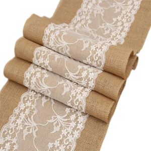 Lace Table Runner 30x180 cm Burlap Wedding Table Runner, Table Decoration for Party Baptism Wedding Birthday Lace Table Runner 30x180 cm Burlap Wedding Table Runner, Table Decoration for Party Baptism Wedding Birthday