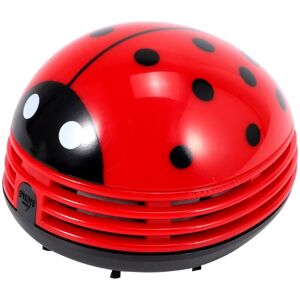 Tlily - Ladybug patterned battery-operated mini vacuum table dust cleaner, red Tlily - Ladybug patterned battery-operated mini vacuum table dust cleaner, red