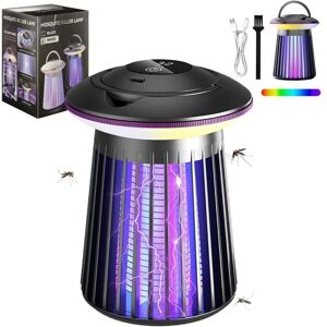 TONCHEAN Lámpara repelente de mosquitos, lámpara UV de 5 W, repelente de insectos eléctrico, impermeable, para uso en interiores y exteriores (con iluminación TONCHEAN Lámpara repelente de mosquitos, lámpara UV de 5 W, repelente de insectos eléctrico, impermeable, para uso en interiores y exteriores (con iluminación