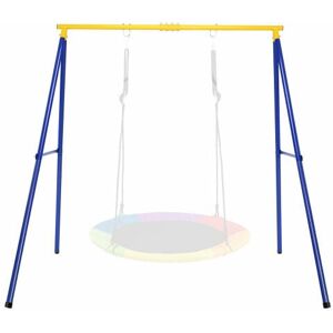 Costway - Large A-Frame Swing Stand Steel Swing Frame All-weather Swing Set Costway - Large A-Frame Swing Stand Steel Swing Frame All-weather Swing Set