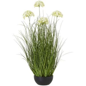 Large Allium Plant in Pot - Plastic - L22 x W22 x H120 cm - White Large Allium Plant in Pot - Plastic - L22 x W22 x H120 cm - White