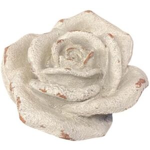 Large Decorative Flower Ornament - Resin - L18 x W18 x H8 cm - Beige Large Decorative Flower Ornament - Resin - L18 x W18 x H8 cm - Beige