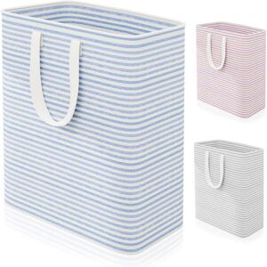 Tinor - Large Foldable Laundry Basket 100L, Freestanding Waterproof Laundry Hamper, Reinforced Handles, Laundry Bin for Clothes, Towels, Toys and Tinor - Large Foldable Laundry Basket 100L, Freestanding Waterproof Laundry Hamper, Reinforced Handles, Laundry Bin for Clothes, Towels, Toys and