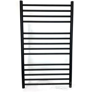 Greenedhouse - Larne Dry Electric Black Stainless Steel Towel Rail 1000mm High 500mm Wide Energy Efficient Greenedhouse - Larne Dry Electric Black Stainless Steel Towel Rail 1000mm High 500mm Wide Energy Efficient