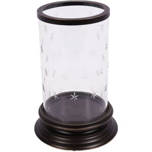 Laura Ashley Cleverton Hurricane Lamp Medium - Iron/Glass - L16.8 x W16.8 x H25 cm - Gilded Dark Bronze Laura Ashley Cleverton Hurricane Lamp Medium - Iron/Glass - L16.8 x W16.8 x H25 cm - Gilded Dark Bronze