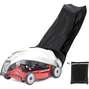 AIPERQ Lawn Mower Cover, 210D Polyester Waterproof Dustproof with Drawstring and Storage Bag (193 x 63.5 x 112cm) AIPERQ Lawn Mower Cover, 210D Polyester Waterproof Dustproof with Drawstring and Storage Bag (193 x 63.5 x 112cm)