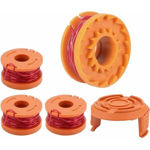 Linghhang - Lawn Mower Line Spools for worx WA0004.1 (Length 3m Diameter ⌀1.65mm) Nylon Line Spools Trimmer WA0010 All 20V (worx WA0004.1, 4pcs) Linghhang - Lawn Mower Line Spools for worx WA0004.1 (Length 3m Diameter ⌀1.65mm) Nylon Line Spools Trimmer WA0010 All 20V (worx WA0004.1, 4pcs)