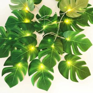 HOOPZI Leaf String Lights,Led String Lights 9.84ft Leaf led String Lights 20-LED Hanging Light String Light String Lamp with Green Monstera Leaves for HOOPZI Leaf String Lights,Led String Lights 9.84ft Leaf led String Lights 20-LED Hanging Light String Light String Lamp with Green Monstera Leaves for