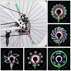 Linghhang - led Bike Wheel Light, 64 led 30 Different Images Waterproof Bicycle Wheel Light for diy Bike Tire Above 24' Linghhang - led Bike Wheel Light, 64 led 30 Different Images Waterproof Bicycle Wheel Light for diy Bike Tire Above 24'
