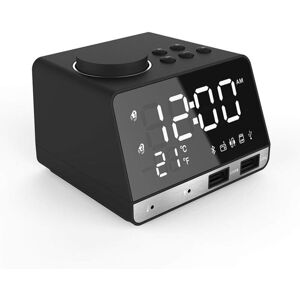 WOIYIC LED Digital Alarm Clock, Bluetooth Bass Speaker, FM Radio 2 USB Charger Bedside Clocks, Music Player Snooze Temperature Function Kids Alarm Clock WOIYIC LED Digital Alarm Clock, Bluetooth Bass Speaker, FM Radio 2 USB Charger Bedside Clocks, Music Player Snooze Temperature Function Kids Alarm Clock