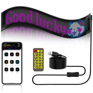 GROOFOO Led Flexible Display app bt Car Advertising Screen Full Color Intelligent Vehicle Sticker Soft Screen Display IP65 Waterproof Flexible Screen Can Be GROOFOO Led Flexible Display app bt Car Advertising Screen Full Color Intelligent Vehicle Sticker Soft Screen Display IP65 Waterproof Flexible Screen Can Be
