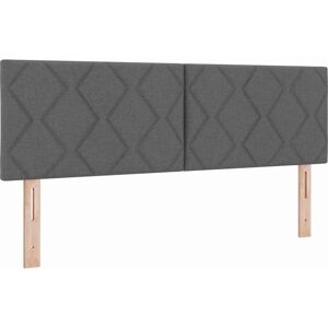 Headboard with led Strip Lights Adjustable Grey 144 cm Fabric Vidaxl Headboard with led Strip Lights Adjustable Grey 144 cm Fabric Vidaxl