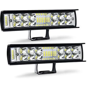 TLILY Led Light Bar 6 Inch 60W 6000LM led Pods Flood Spot Beam Combo Off Road Driving Fog Light for Truck atv Boat - 2PCS TLILY Led Light Bar 6 Inch 60W 6000LM led Pods Flood Spot Beam Combo Off Road Driving Fog Light for Truck atv Boat - 2PCS