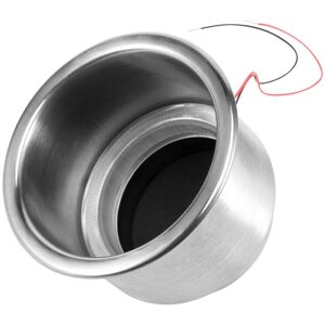 TLILY Led Light Drink Holder Recessed Stainless Steel Cup Shape for Car Marine Boat TLILY Led Light Drink Holder Recessed Stainless Steel Cup Shape for Car Marine Boat