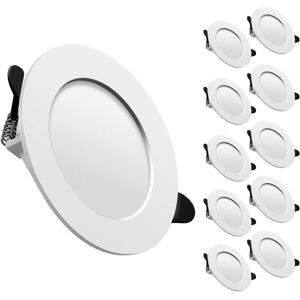 Longziming - led Recessed Spotlight, Extra Flat, Recessed Round Flat Ceiling Lamp, 7W Equivalent to 70W Incandescent, 230V Cool White 6000K, for Longziming - led Recessed Spotlight, Extra Flat, Recessed Round Flat Ceiling Lamp, 7W Equivalent to 70W Incandescent, 230V Cool White 6000K, for