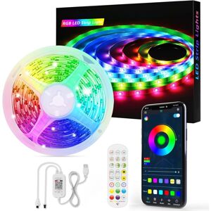 AOUGO Led Strip, 5M 150LED Bluetooth led Strip 5050 rgb 5V usb, Light Strip Controlled via app and Remote Control, 16 Million Colors and 213 Modes Perfect AOUGO Led Strip, 5M 150LED Bluetooth led Strip 5050 rgb 5V usb, Light Strip Controlled via app and Remote Control, 16 Million Colors and 213 Modes Perfect