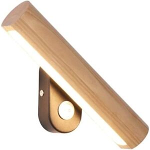 ANPVIZ LED wall light made of solid wood, freely rotatable lamps with button switch, indoor chandelier for hallway, bedside table, dining room (22 cm) ANPVIZ LED wall light made of solid wood, freely rotatable lamps with button switch, indoor chandelier for hallway, bedside table, dining room (22 cm)