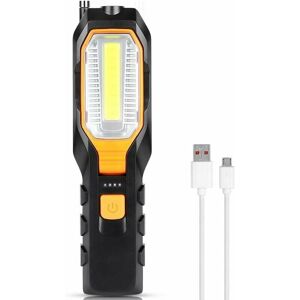 Hoopzi - led Work Light, Rechargeable cob Inspection Light with Bright 4 Mode Work Light, Portable Work Light with usb Flashlight and Magnetic Light Hoopzi - led Work Light, Rechargeable cob Inspection Light with Bright 4 Mode Work Light, Portable Work Light with usb Flashlight and Magnetic Light