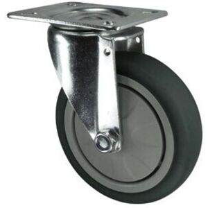 Atlas Workholders - Swivel Plate 125mm Rubber Tyre Atlas Workholders - Swivel Plate 125mm Rubber Tyre