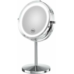 Dewdat - Lighted Makeup Mirror, 10x Magnifying Double Sided led Vanity Mirror with Lights and Magnification, Battery Operated 360 Degree Rotation 7 Dewdat - Lighted Makeup Mirror, 10x Magnifying Double Sided led Vanity Mirror with Lights and Magnification, Battery Operated 360 Degree Rotation 7