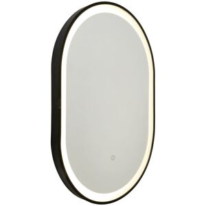 Litecraft Aves Bathroom 20W LED Mirror Light With Touch Control & Demist - Black Litecraft Aves Bathroom 20W LED Mirror Light With Touch Control & Demist - Black