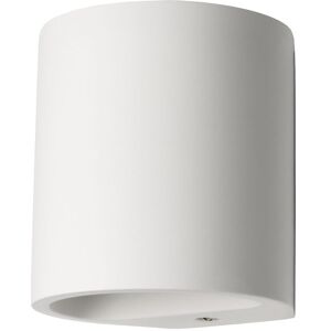 Litecraft - Chonzie Wall Light Plaster Up & Down Curved Indoor Fitting - White Litecraft - Chonzie Wall Light Plaster Up & Down Curved Indoor Fitting - White