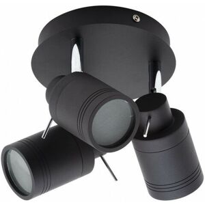 Litecraft - Hugo Spotlight Plate Bathroom IP44 Rated Fitting - Matte Black Litecraft - Hugo Spotlight Plate Bathroom IP44 Rated Fitting - Matte Black